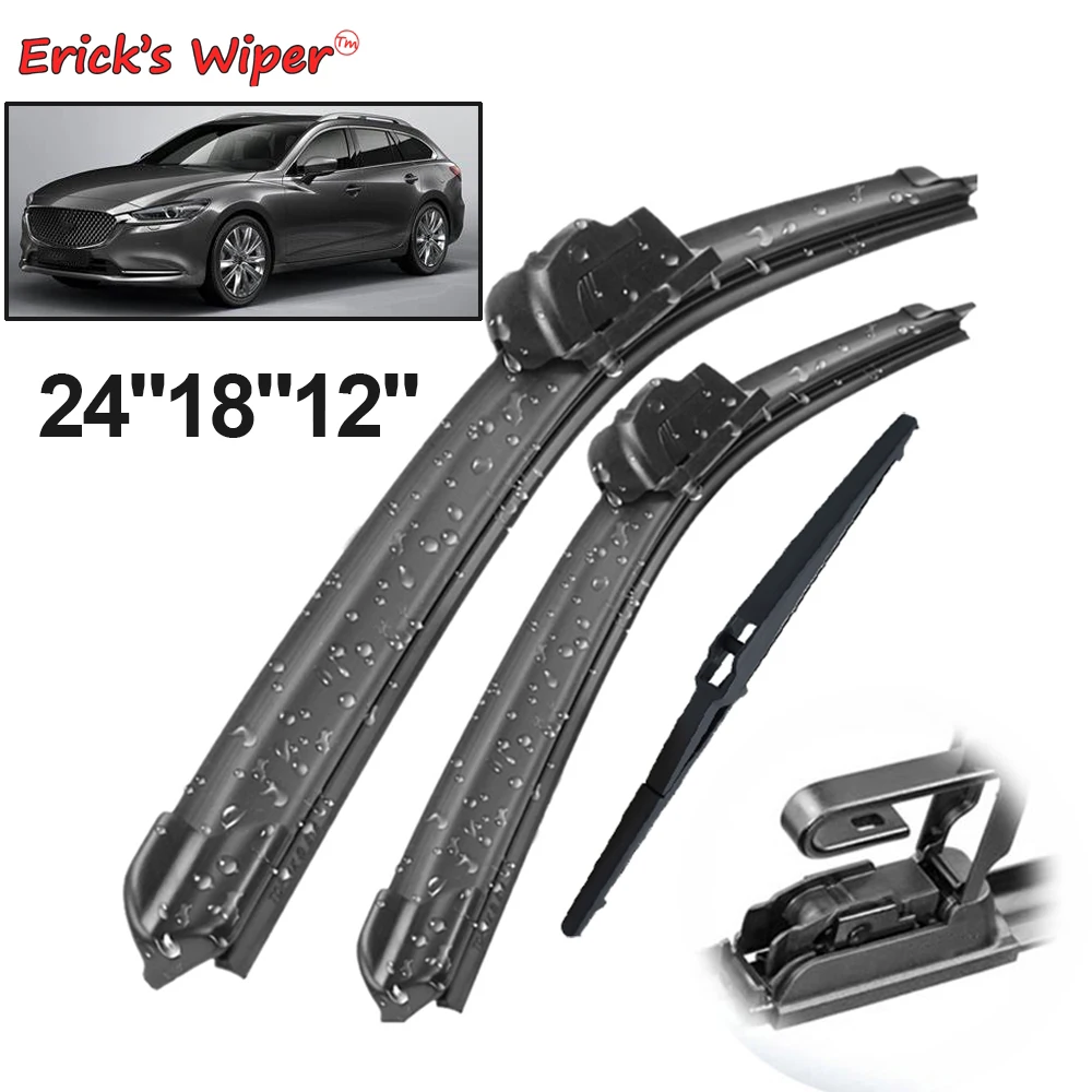 Набор щёток стеклоочистителя Erick's для Mazda6 Mazda 6 GJ1 GL MK3 2012-2017, 24/18/12 дюймов
Набор щёток стеклоочистителя Erick's для Mazda6 Mazda 6 GJ1 GL MK3 2012-2017, 24/18/12 дюймов