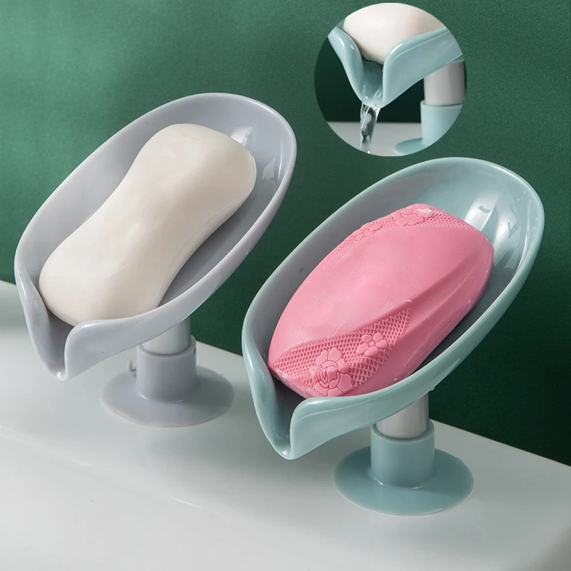 Portable Anti-slip Soap Holder Leaf Shape Bathroom Shower Soap Dish Kitchen Drain Sink Sponge Storage Rack Suction Cup Tray
Portable Anti-slip Soap Holder Leaf Shape Bathroom Shower Soap Dish Kitchen Drain Sink Sponge Storage Rack Suction Cup Tray