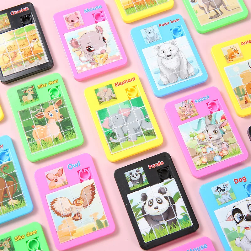 1pc 16frame Cartoon Animal Puzzle Sliding Puzzle Flat Intellectual Toy Kids Early Educational Toy Cute Puzzle Game Party Gifts
1pc 16frame Cartoon Animal Puzzle Sliding Puzzle Flat Intellectual Toy Kids Early Educational Toy Cute Puzzle Game Party Gifts