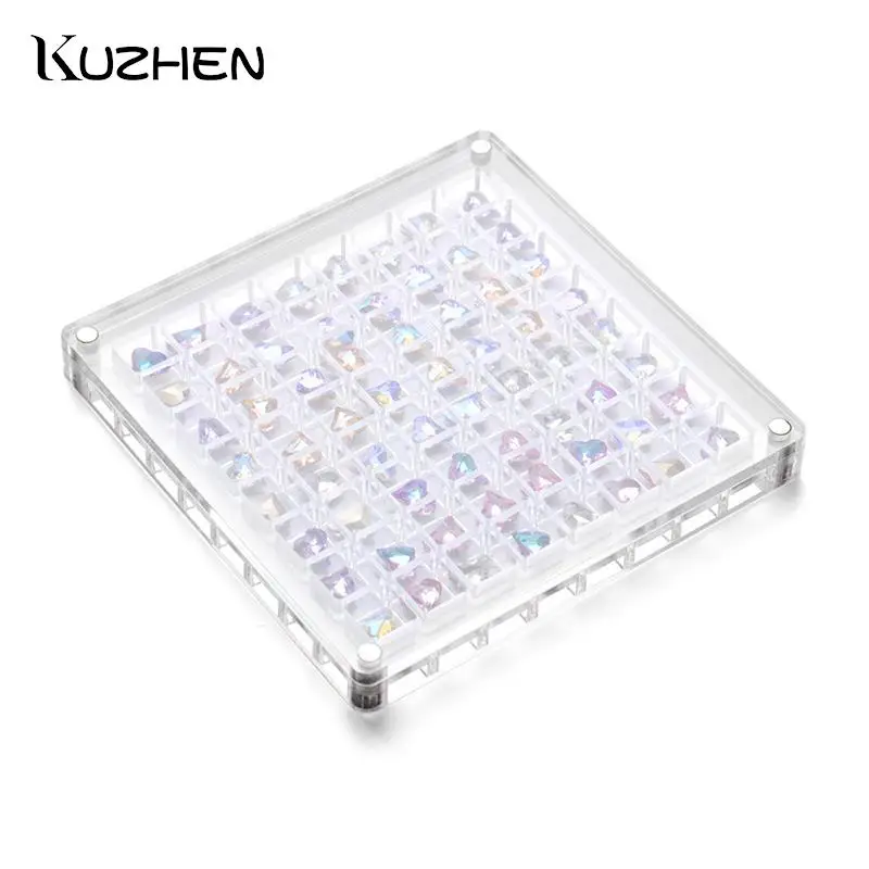 Nail Art Transparent Empty Storage Box Acrylic Organizer Gems Stones Strass Display Nail Tips Box
Nail Art Transparent Empty Storage Box Acrylic Organizer Gems Stones Strass Display Nail Tips Box