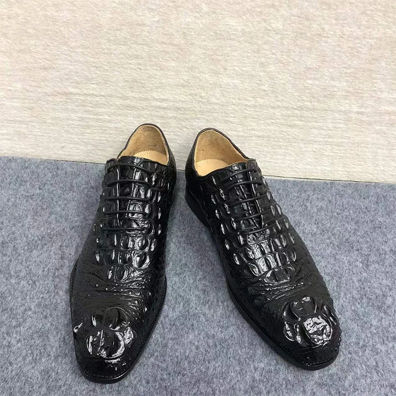 New Fashion Business Casual Dress Crocodile Leather Men Designer Shoes Goodyear Soles Trend Men's Loafers Italiano Oxford Brogue
New Fashion Business Casual Dress Crocodile Leather Men Designer Shoes Goodyear Soles Trend Men's Loafers Italiano Oxford Brogue