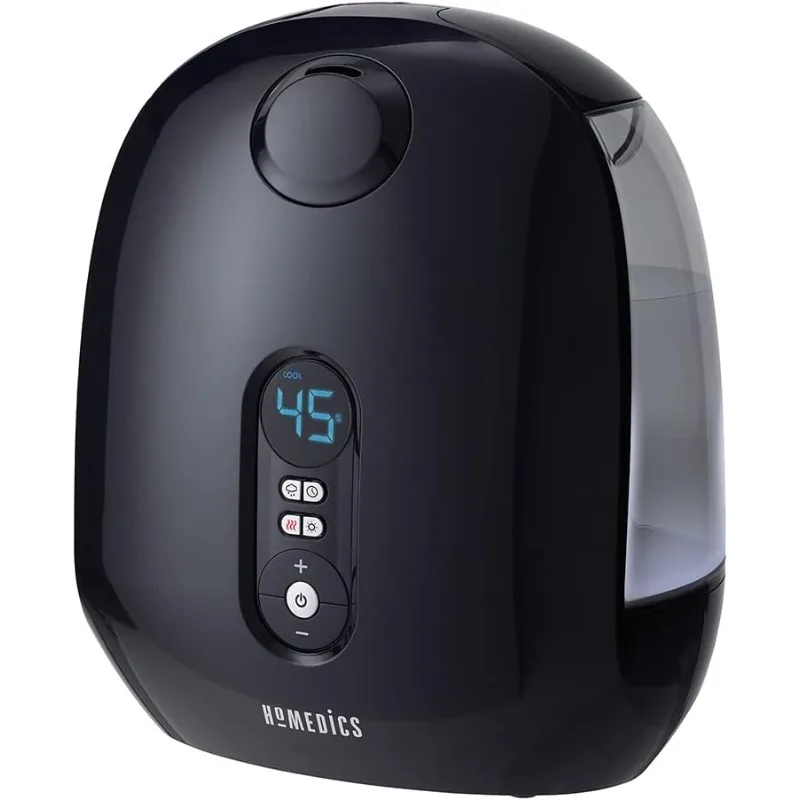 Homedics TotalComfort Deluxe Humidifier – Large Air Humidifiers for Bedroom, Plants – Top-Fill Dual 3.8L Water Tanks with Cool
Homedics TotalComfort Deluxe Humidifier – Large Air Humidifiers for Bedroom, Plants – Top-Fill Dual 3.8L Water Tanks with Cool