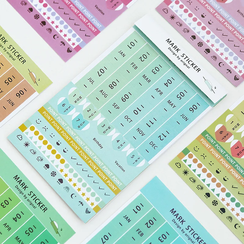 8pcs/set Rainbow Gradient Hand Account Calendar Index Lable Stickers Material DIY Scrapbooking Kawaii Stationery Sticker
8pcs/set Rainbow Gradient Hand Account Calendar Index Lable Stickers Material DIY Scrapbooking Kawaii Stationery Sticker
