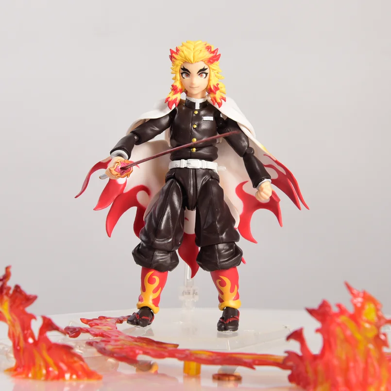 

Demon Slayer Figma 522-DX Zenitsu Agatsuma 498-DX Kamado Tanjiro 508-DX Nezuko 533-DX Rengoku Kyoujurou Action Figure Toy Gifts