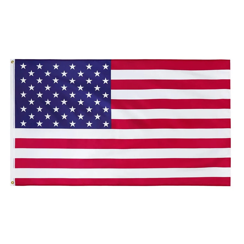 150x90CM USA Flag Double Sided Printed Polyester American National Grommets United States Outdoor Interior Decoration Patriotism
150x90CM USA Flag Double Sided Printed Polyester American National Grommets United States Outdoor Interior Decoration Patriotism