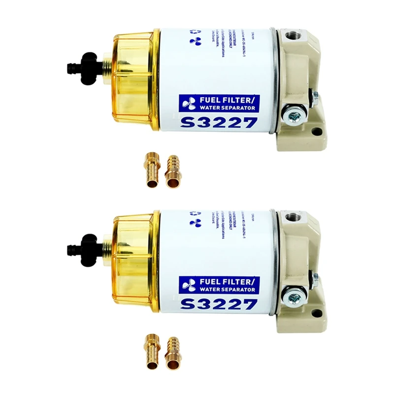 2X S3227 Outboard Marine Marine Fuel Filter Fuel Water Separator Filter Assembly Marine Engine Marine Filter
2X S3227 Outboard Marine Marine Fuel Filter Fuel Water Separator Filter Assembly Marine Engine Marine Filter