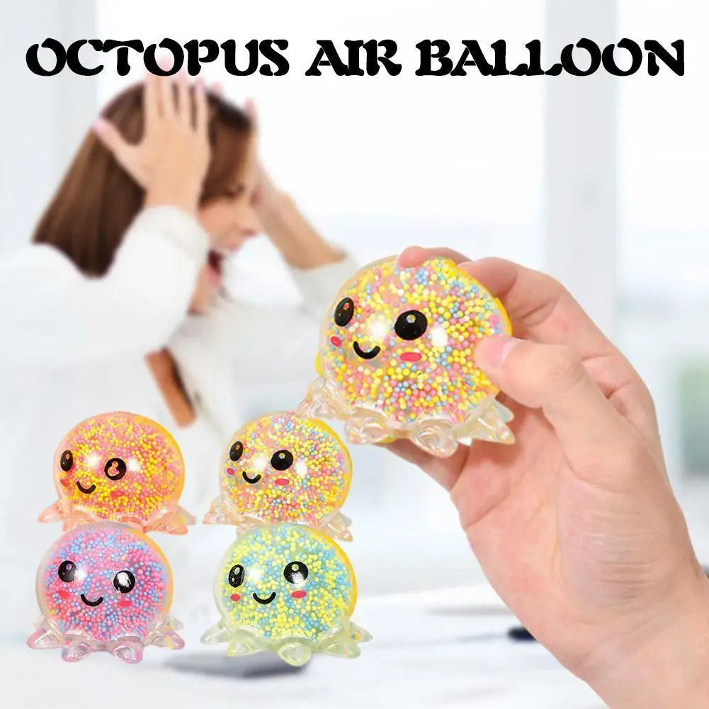 Bright Light Squid Vent Ball Squeeze Toys Bubble Decompression Toy Octopus Ball Stress Relief Gift For Kids L9C5
Bright Light Squid Vent Ball Squeeze Toys Bubble Decompression Toy Octopus Ball Stress Relief Gift For Kids L9C5