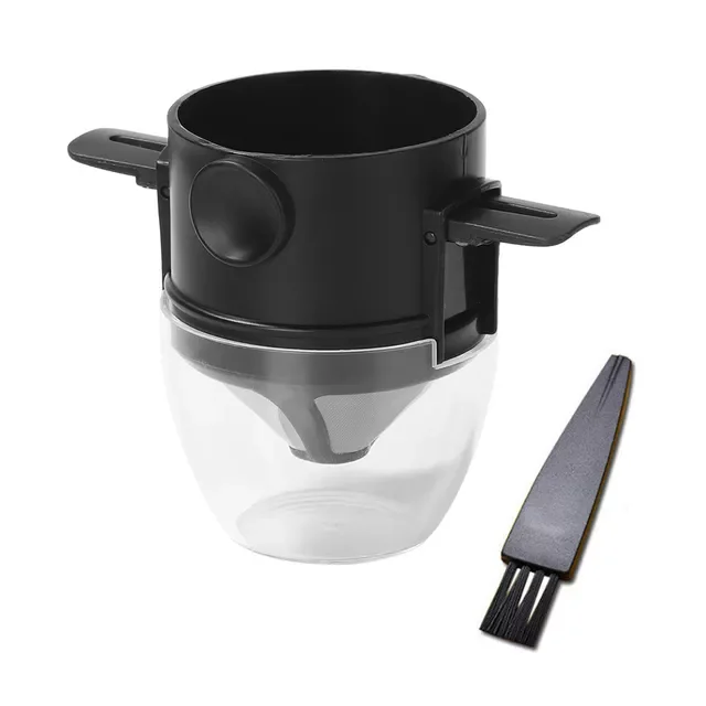 Filter Portable Stainless Steel Foldable Drip Coffee Tea Holder Easy Clean Reusable Paperless Pour Over Coffee Dripper
Filter Portable Stainless Steel Foldable Drip Coffee Tea Holder Easy Clean Reusable Paperless Pour Over Coffee Dripper