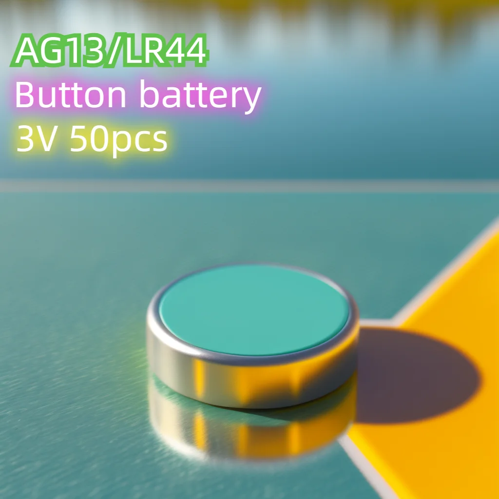 SUYIJIA 50pcs AG13/LR44 Button Battery 1.5V Luminous Toy Watchbatteries Luminous Cup Large Capacity Li-ion Battery Coin Cell 
SUYIJIA 50pcs AG13/LR44 Button Battery 1.5V Luminous Toy Watchbatteries Luminous Cup Large Capacity Li-ion Battery Coin Cell