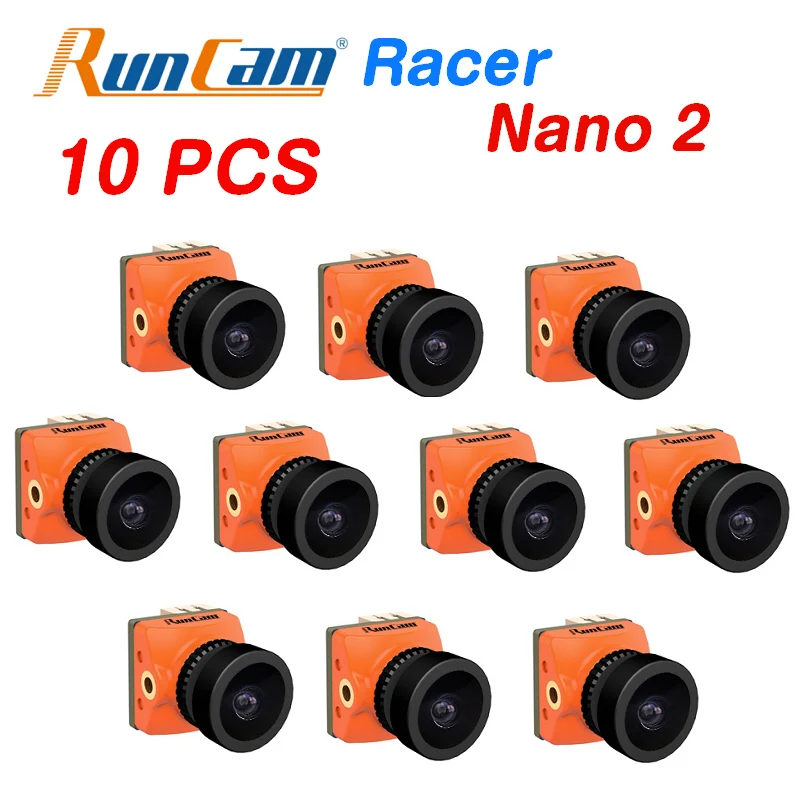 10pcs RunCam Racer Nano 2 CMOS 700TVL 1.8mm/2.1mm Super WDR Smallest FPV Camera 6ms Low Latency Gesture Control OSD for RC Drone
10pcs RunCam Racer Nano 2 CMOS 700TVL 1.8mm/2.1mm Super WDR Smallest FPV Camera 6ms Low Latency Gesture Control OSD for RC Drone