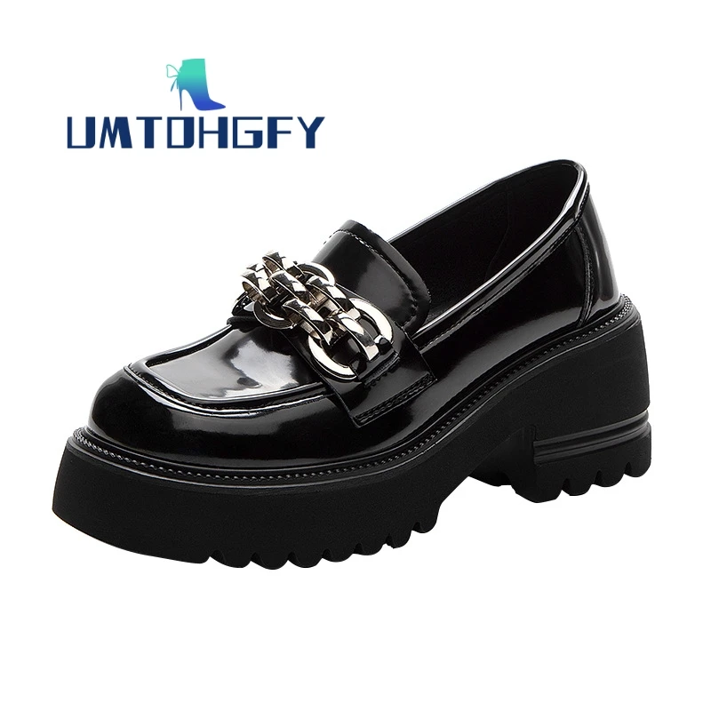 Spring Summer Shoes Female British Style 2023 New Thick-soled College Style Casual Loafers Genuine Leather Fashion Shoes Girls 
Spring Summer Shoes Female British Style 2023 New Thick-soled College Style Casual Loafers Genuine Leather Fashion Shoes Girls