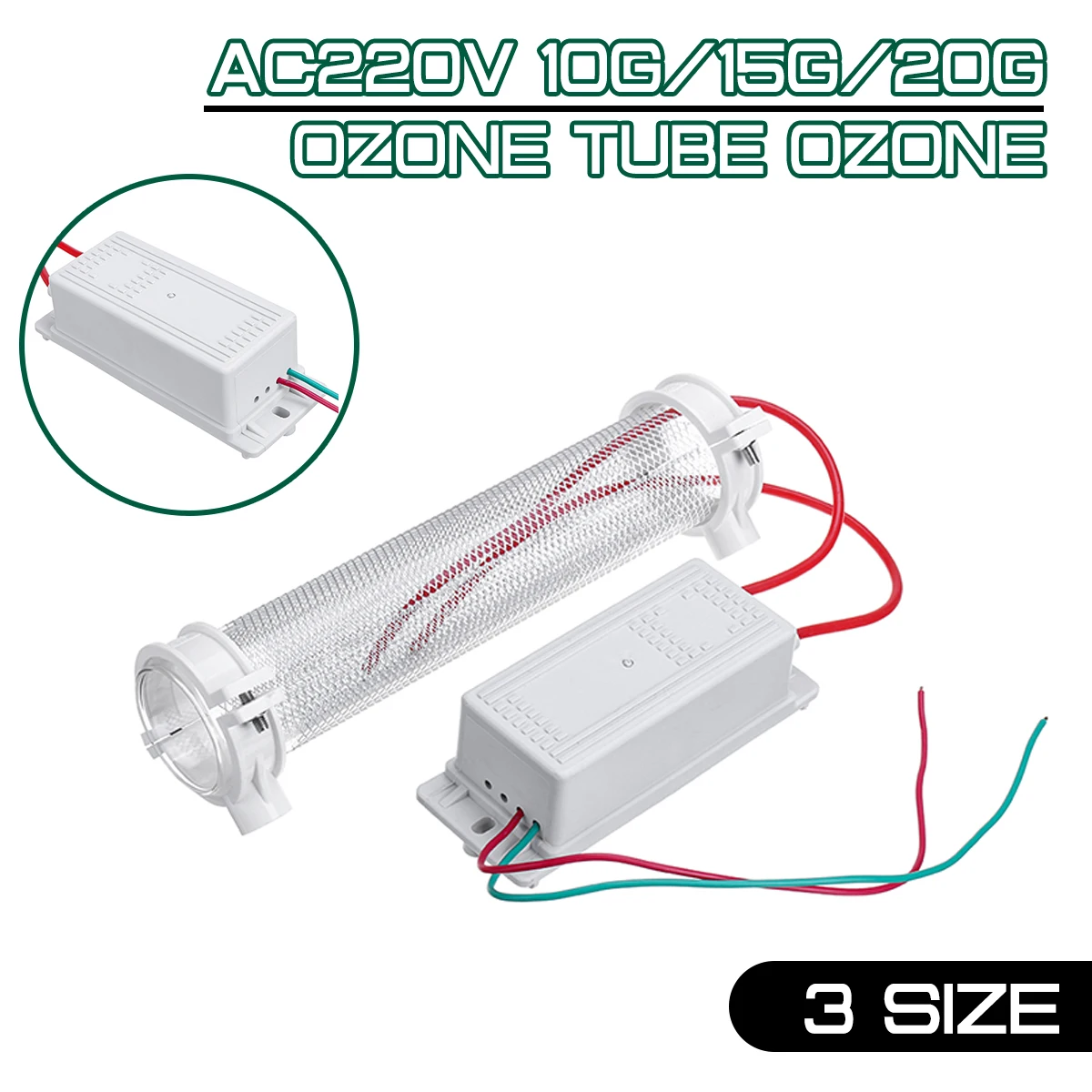 AC220V 10G/15G/20G Ozone tube ozone for ozone generator Silica Tube Ozone Generator Ozonizer For Air Purification Accessories
AC220V 10G/15G/20G Ozone tube ozone for ozone generator Silica Tube Ozone Generator Ozonizer For Air Purification Accessories