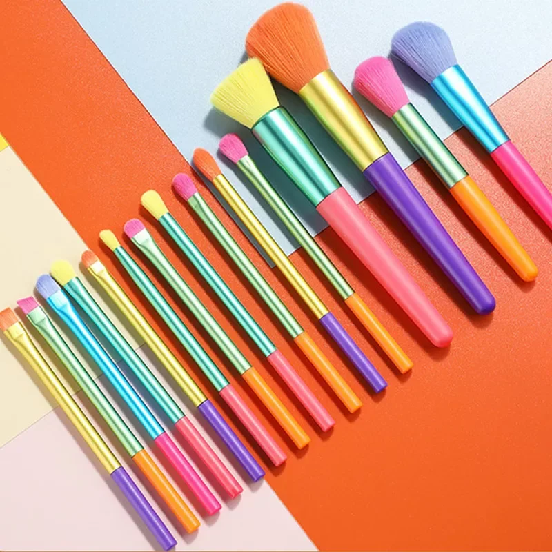15pcs Makeup Brushes Professional Powder Foundation Eyeshadow Make Up Brush Set Synthetic Hair Colourful Makeup Brushes
15pcs Makeup Brushes Professional Powder Foundation Eyeshadow Make Up Brush Set Synthetic Hair Colourful Makeup Brushes