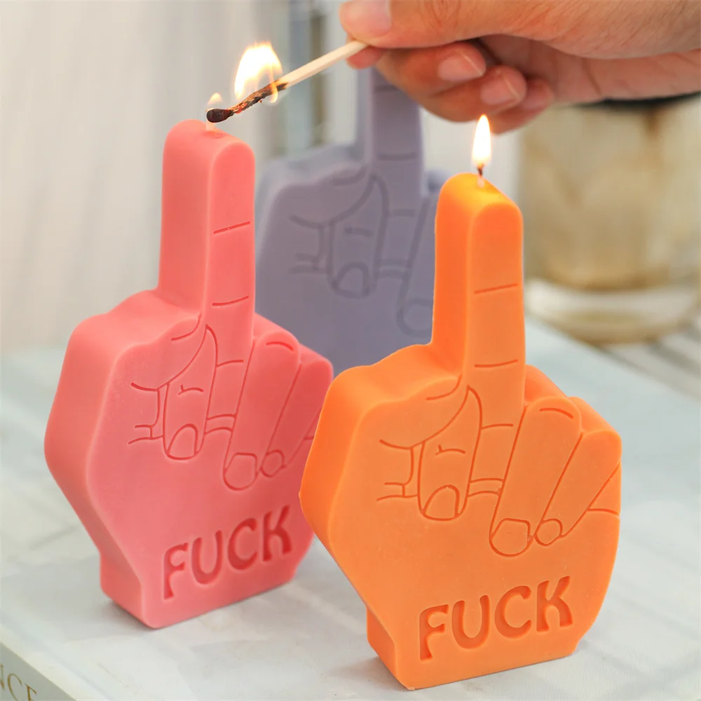 Boowan Nicole Middle Finger Silicone Candle Mold Handmade Human Body Candle Making Supplies Grunge Home Decor
Boowan Nicole Middle Finger Silicone Candle Mold Handmade Human Body Candle Making Supplies Grunge Home Decor