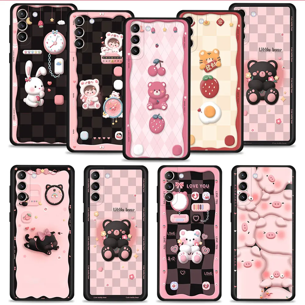 Phone Case For Samsung Galaxy S22 S21 S20 Ultra FE S10 S9 S8 Plus 5G Cover Silicone Funda Cute Tiger Cat Bear Rabbit Bow Tie
Phone Case For Samsung Galaxy S22 S21 S20 Ultra FE S10 S9 S8 Plus 5G Cover Silicone Funda Cute Tiger Cat Bear Rabbit Bow Tie