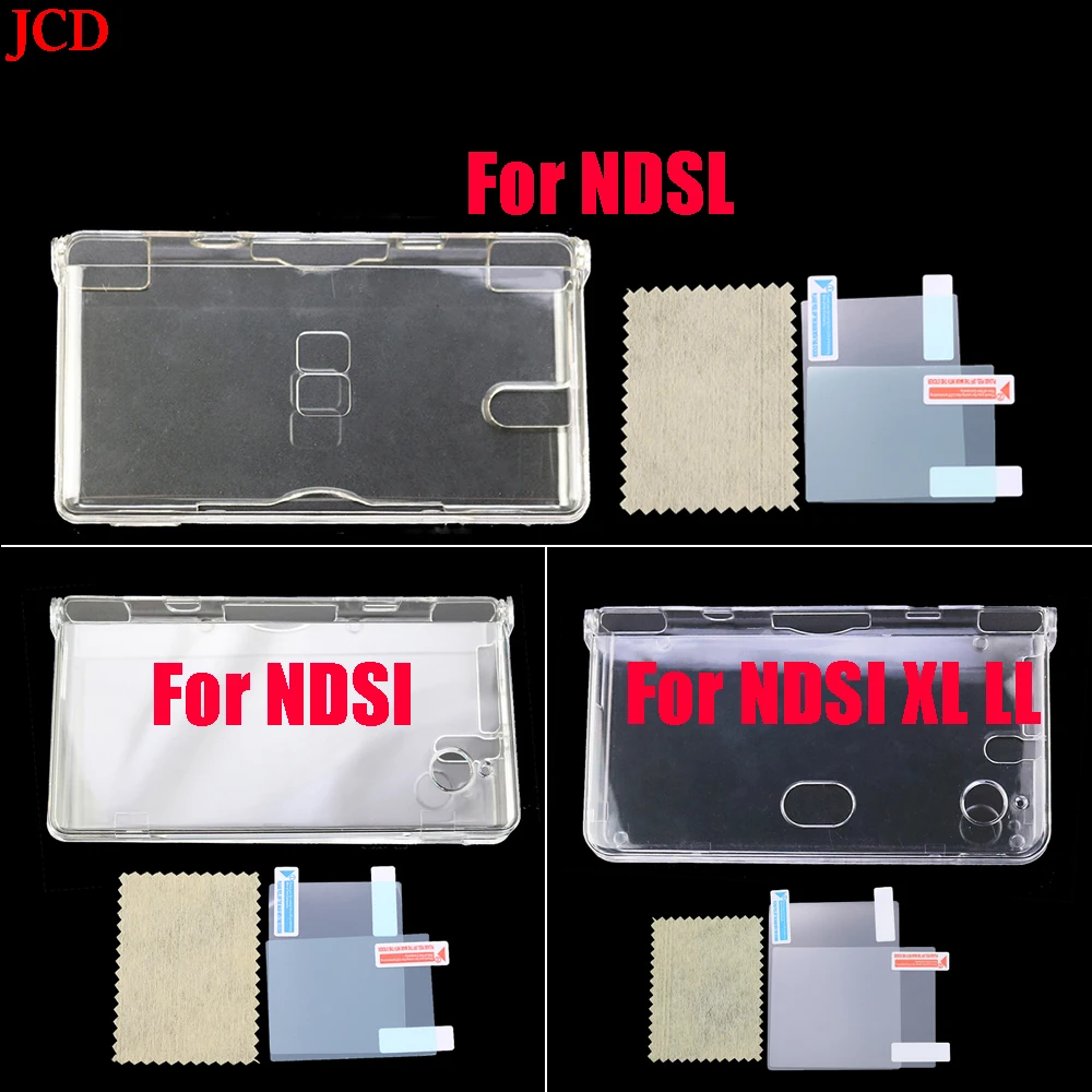 JCD 1pcs Transparent Crystal Case Clear Hard Cover Shell For Nintend DSi NDSi Game Console & Screen Protective Film
JCD 1pcs Transparent Crystal Case Clear Hard Cover Shell For Nintend DSi NDSi Game Console & Screen Protective Film