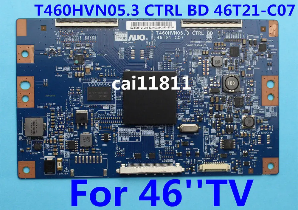 Для платы AUO T-Con T460HVN05.3 CTRL BD 46T21-C07 для телевизора 46 дюймов UE46F6500SB UE46F6400A
Для платы AUO T-Con T460HVN05.3 CTRL BD 46T21-C07 для телевизора 46 дюймов UE46F6500SB UE46F6400A
