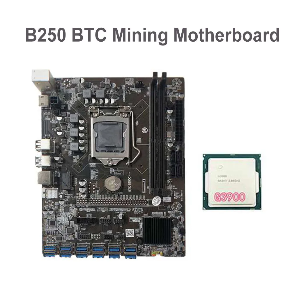 Материнская плата B250C DDR4 для компьютера, Бортовая плата LAN RJ45 для майнинга, оборудование для майнинга, аксессуары для модификации настольног...
Материнская плата B250C DDR4 для компьютера, Бортовая плата LAN RJ45 для майнинга, оборудование для майнинга, аксессуары для модификации настольног...
