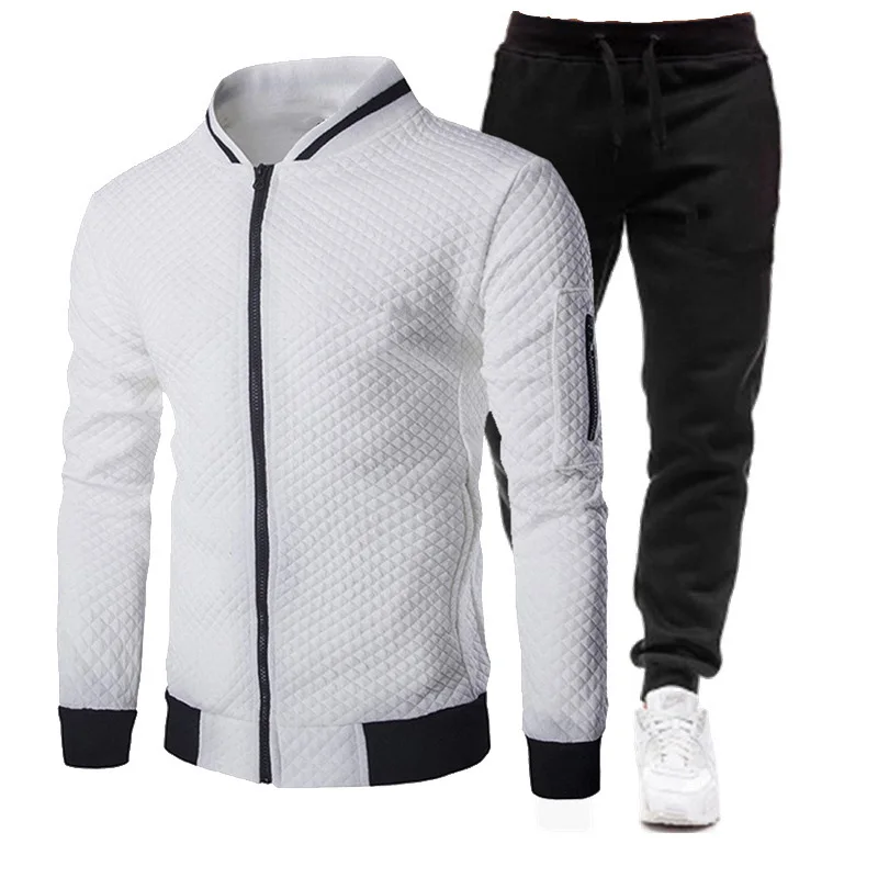 Men Sportswear 2 Piece Set Sport Outfits Suit Zipper Jacket + Pants Male Tracksuit Casual Streetwear Sports Suit Men Jackets
Men Sportswear 2 Piece Set Sport Outfits Suit Zipper Jacket + Pants Male Tracksuit Casual Streetwear Sports Suit Men Jackets