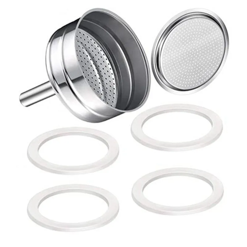 Top Sale for Moka Coffee Machine Replacement Funnel Kits Compatible with Moka Express,1 Stainless Steel Replacement Funnel(9-Cup
Top Sale for Moka Coffee Machine Replacement Funnel Kits Compatible with Moka Express,1 Stainless Steel Replacement Funnel(9-Cup