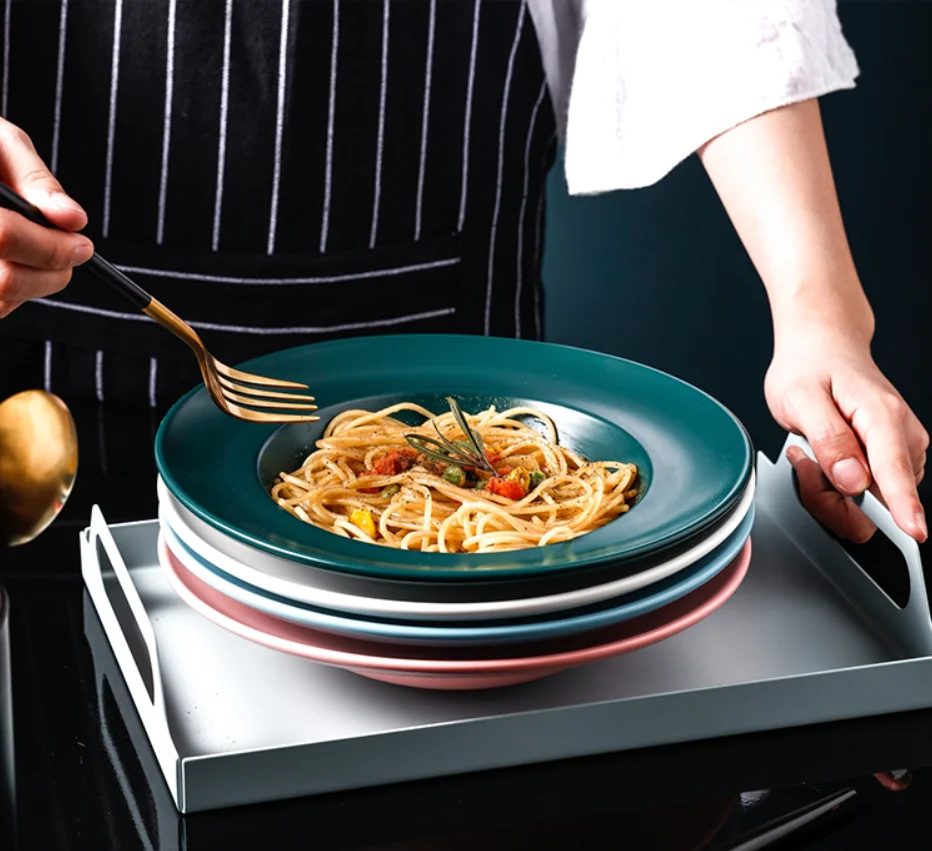 Керамическая тарелка в европейском стиле для домашней соломенной шляпы, тарелка для глубокой искусственной супа, тарелки для лица, набор по... 
Керамическая тарелка в европейском стиле для домашней соломенной шляпы, тарелка для глубокой искусственной супа, тарелки для лица, набор по...