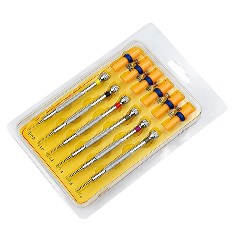 6Pcs Steel Watch Screwdrivers & 6Pcs Spare Drill Bits Kits For Watchmaker Remove And Adjust Repair Watch Glasses Tools
6Pcs Steel Watch Screwdrivers & 6Pcs Spare Drill Bits Kits For Watchmaker Remove And Adjust Repair Watch Glasses Tools