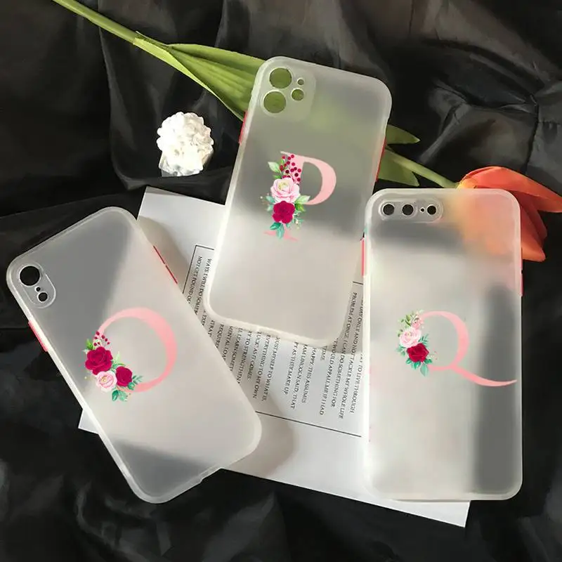 Original acronym flower pink letter Phone Case matte transparent For iphone 7 8 11 12 13 plus mini x xs xr pro max cover
Original acronym flower pink letter Phone Case matte transparent For iphone 7 8 11 12 13 plus mini x xs xr pro max cover