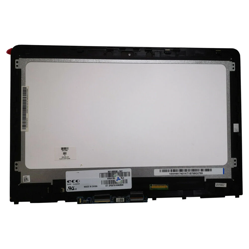 11.6'' LCD Touch Screen Assembly+Bezel for HP Pavilion X360 11M-AD013DX 1360×768
11.6'' LCD Touch Screen Assembly+Bezel for HP Pavilion X360 11M-AD013DX 1360×768