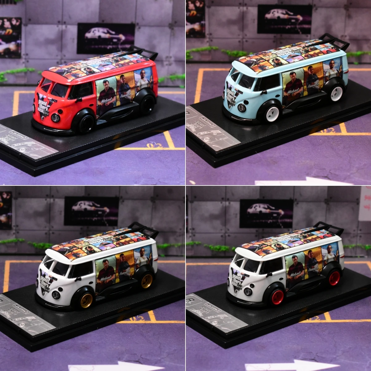 

Minibox 1:64 Van T1 Van Widebody Diecast Model Car