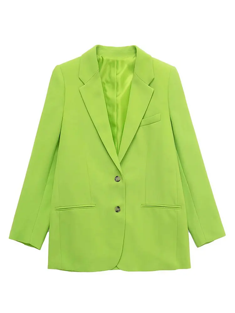 Nlzgmsj ZBZA 2022 Chic Loose Women Blazer Spring Single Buttons Female Oversized Suit Jacket Full Sleeve Outwear 202202
Nlzgmsj ZBZA 2022 Chic Loose Women Blazer Spring Single Buttons Female Oversized Suit Jacket Full Sleeve Outwear 202202