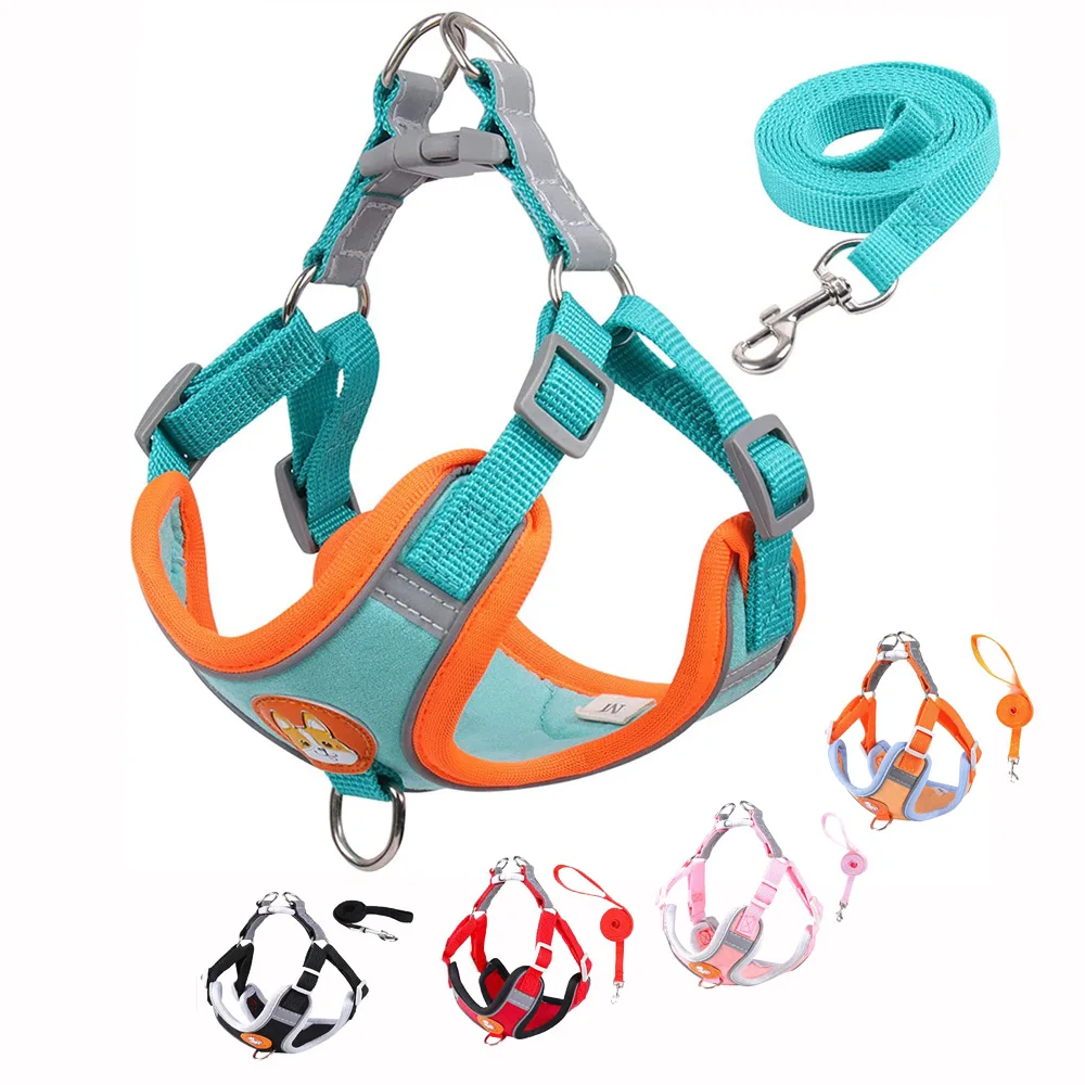 Светоотражающая шлейка для маленьких собак, мягкая замшевая шлейка для маленьких собак, жилет средней длины
Светоотражающая шлейка для маленьких собак, мягкая замшевая шлейка для маленьких собак, жилет средней длины