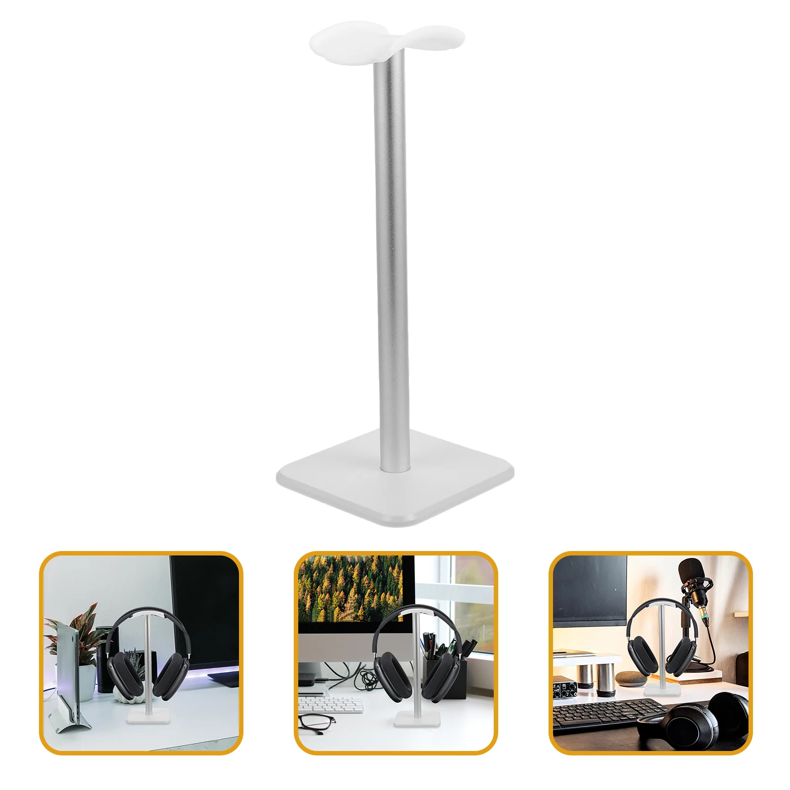 Wireless Ear Headphones Stand Desktop Tabletop Holder Aluminum Alloy Headset Support Display White
Wireless Ear Headphones Stand Desktop Tabletop Holder Aluminum Alloy Headset Support Display White