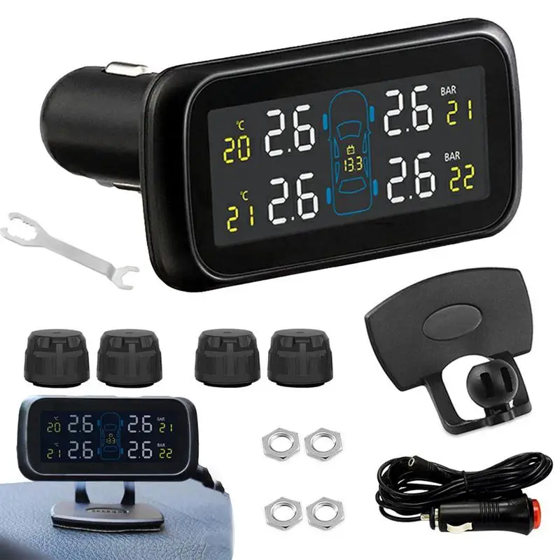 Система контроля давления в шинах TPMS, универсальная система контроля давления в шинах с сигнализацией, подходит для трейлеров, грузовиков, ...
Система контроля давления в шинах TPMS, универсальная система контроля давления в шинах с сигнализацией, подходит для трейлеров, грузовиков, ...