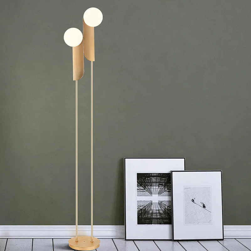 Minimalist Designer Model American Double-headed Glass Ball Floor Lamps Bedroom Study Living Room Standing Lamp Home Decoration
Minimalist Designer Model American Double-headed Glass Ball Floor Lamps Bedroom Study Living Room Standing Lamp Home Decoration
