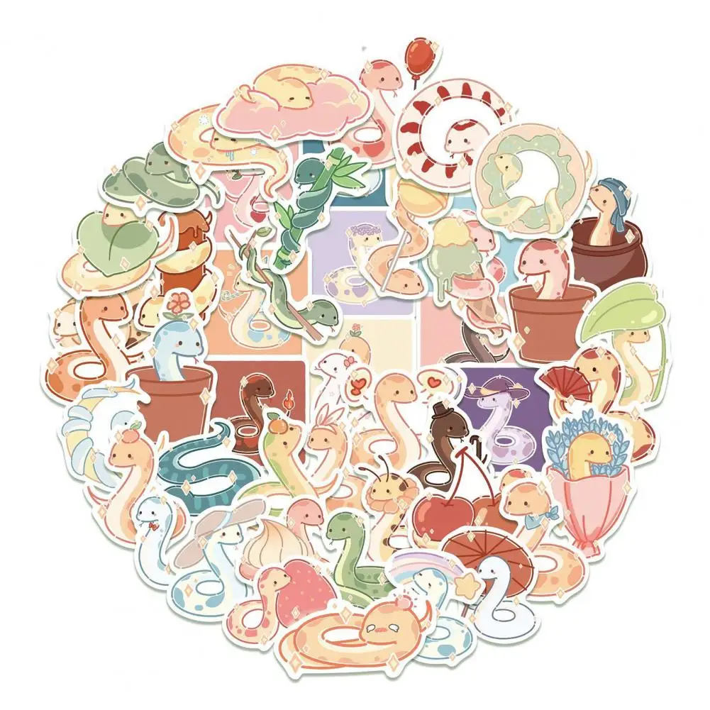 50PCS Cartoon Cute Small Snake Animals Stickers Kawaii Kid DIY Car Skateboard Laptop Phone Graffiti Decals Funny Toys
50PCS Cartoon Cute Small Snake Animals Stickers Kawaii Kid DIY Car Skateboard Laptop Phone Graffiti Decals Funny Toys