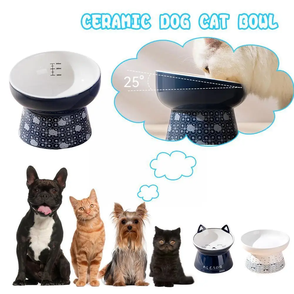 New Tilted Elevated Bowl Ceramic Dog Bowl Dish Dog Water Food Bowl Feeder Supplies Pet Pet Accessories Raised V2u3
New Tilted Elevated Bowl Ceramic Dog Bowl Dish Dog Water Food Bowl Feeder Supplies Pet Pet Accessories Raised V2u3