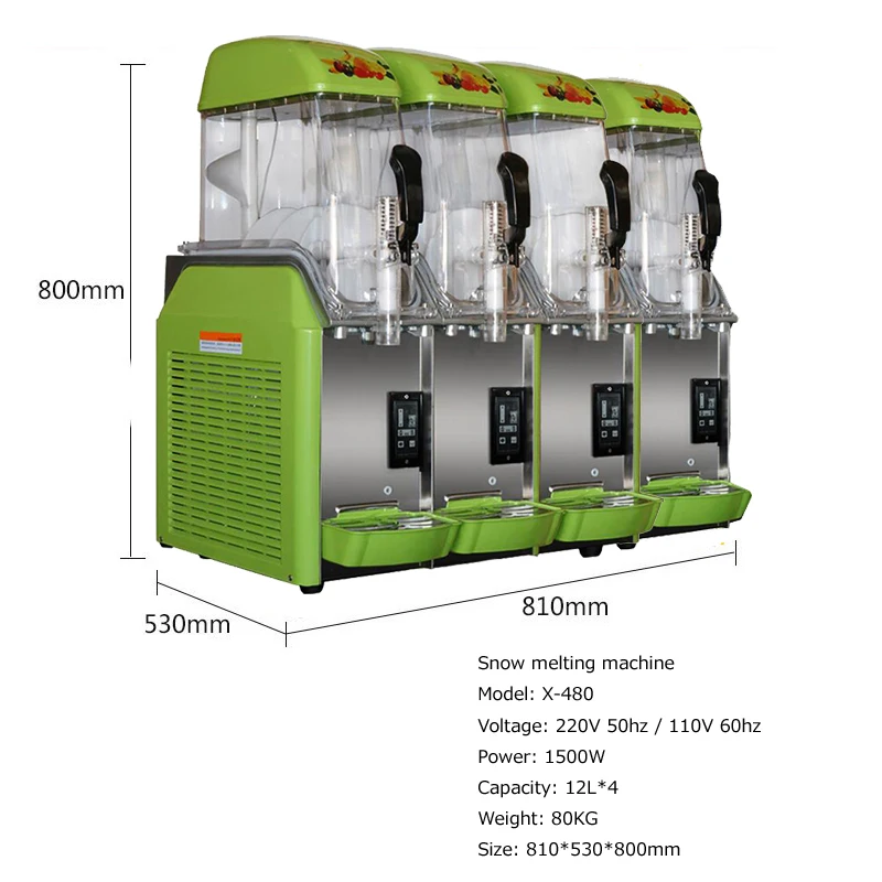 Smoothie Machine Multi-Cylinder Selection Stainless Steel Snow Melting Machine Cold Drink Snow Melting Machine Beverage Machine
Smoothie Machine Multi-Cylinder Selection Stainless Steel Snow Melting Machine Cold Drink Snow Melting Machine Beverage Machine