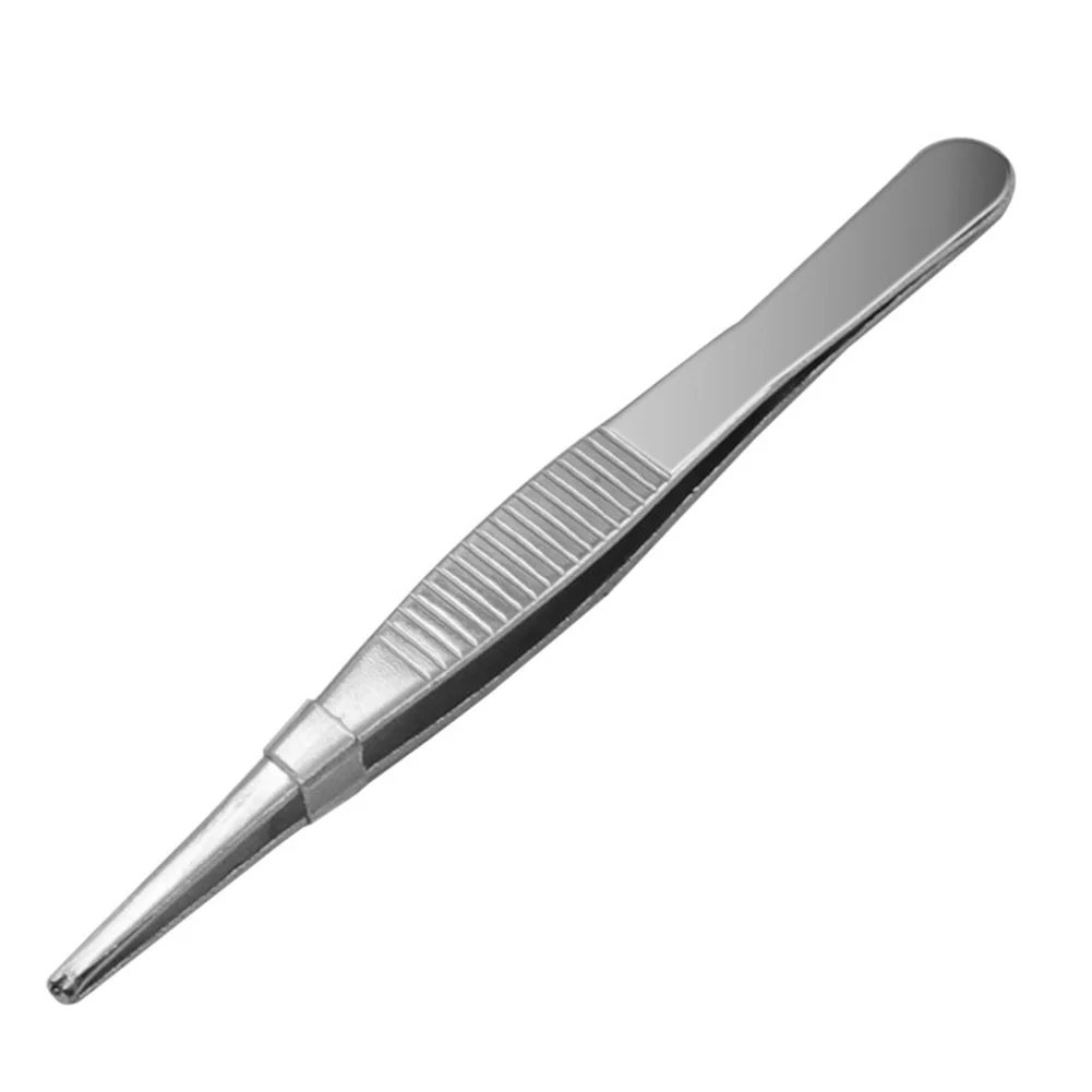 1pc Toothed Tweezers 140mm Silver Stainless Steel Toothed Tweezers For Suture Manipulate Needles Hold 140mm / 5.51Inch Hand Tool
1pc Toothed Tweezers 140mm Silver Stainless Steel Toothed Tweezers For Suture Manipulate Needles Hold 140mm / 5.51Inch Hand Tool