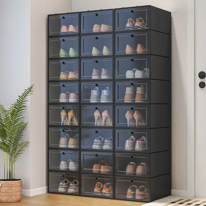 Transparent Plastic Shoe Box Organizer Home Doorway Simple Shoe Rack Storage Gods Save Space Shoe Cabinet Living Room Storage
Transparent Plastic Shoe Box Organizer Home Doorway Simple Shoe Rack Storage Gods Save Space Shoe Cabinet Living Room Storage