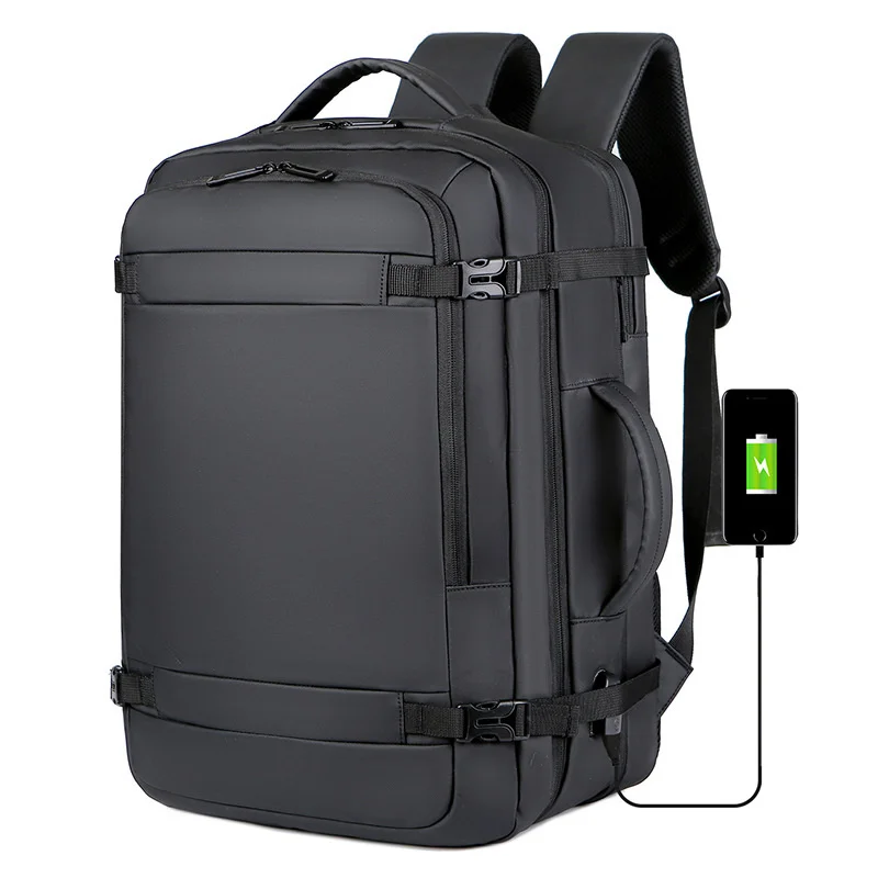 45L Large Capacity Multifunctional Extensible Rechargeable Hand-held Backpack Men's Waterproof Business Travel Computer Backpack
45L Large Capacity Multifunctional Extensible Rechargeable Hand-held Backpack Men's Waterproof Business Travel Computer Backpack