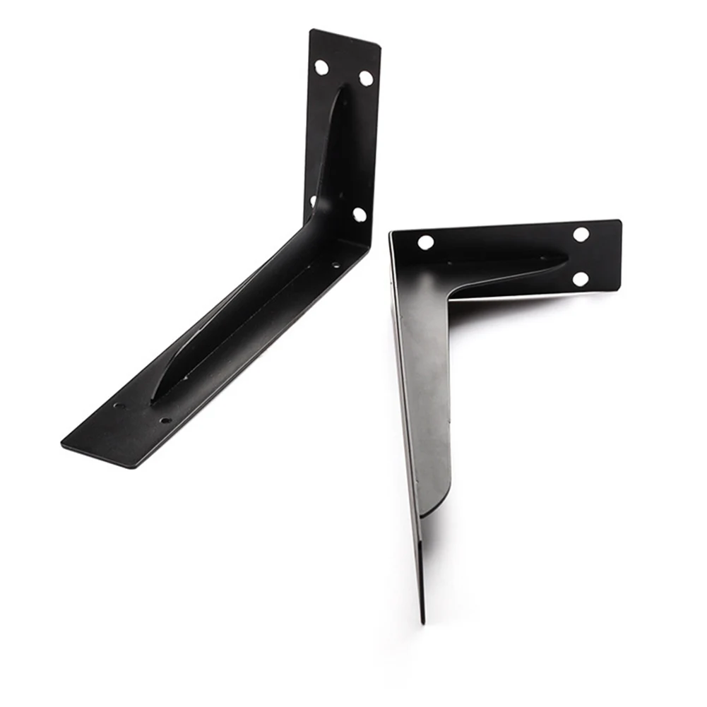 1pair Heavy Duty DIY Shelf Bracket Black Triangle Support With Screws Home Decor Frame Modern Cold Rolled Steel Wall Mounted
1pair Heavy Duty DIY Shelf Bracket Black Triangle Support With Screws Home Decor Frame Modern Cold Rolled Steel Wall Mounted