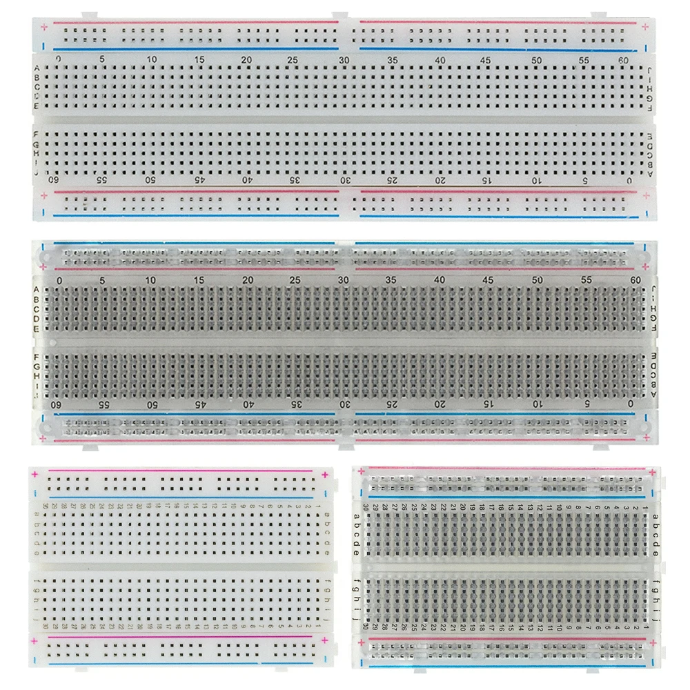 400 Points Breadboard 830 points Breadboard MB-102 Solderless PCB test Board 400 Hole Breadboard MB102 Test Develop DIY
400 Points Breadboard 830 points Breadboard MB-102 Solderless PCB test Board 400 Hole Breadboard MB102 Test Develop DIY