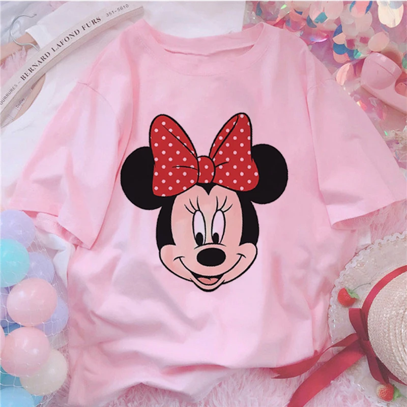 Disney Mickey Mouse Minnie O-neck Short Sleeve White And Black Women Casual Clothes Fashion Harajuku Cartoon T Shirt Tee Tops
Disney Mickey Mouse Minnie O-neck Short Sleeve White And Black Women Casual Clothes Fashion Harajuku Cartoon T Shirt Tee Tops