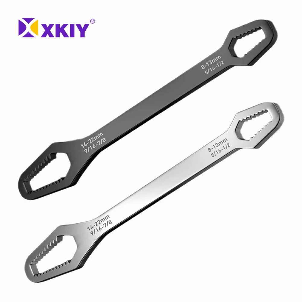 Auto Rrepair Hand Tools Double-headed Self-tightening Plum Wrench 8-22mm Multi-use non-slip Adjustable Glasses Dumb Wrench Home
Auto Rrepair Hand Tools Double-headed Self-tightening Plum Wrench 8-22mm Multi-use non-slip Adjustable Glasses Dumb Wrench Home