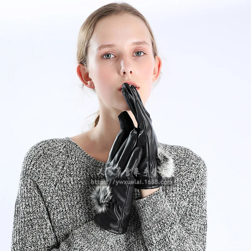 Men Women Winter Gloves Black Touch Screen Keep Warm Windproof Guantes Driving Male Female Winter Leather Gloves Business
Men Women Winter Gloves Black Touch Screen Keep Warm Windproof Guantes Driving Male Female Winter Leather Gloves Business