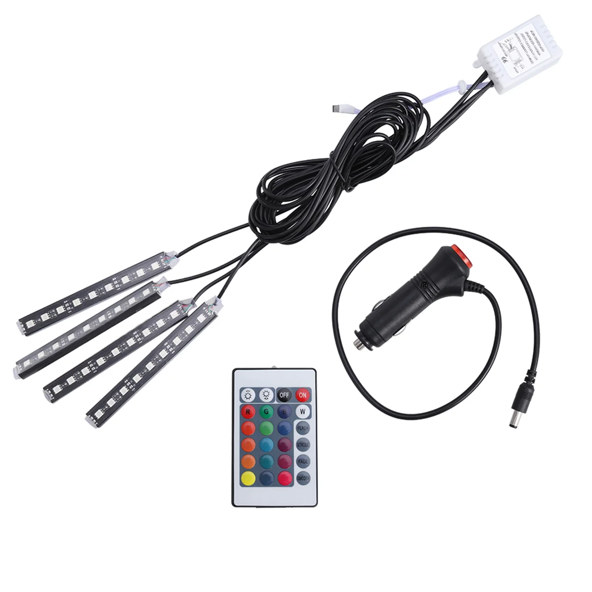 Interior Car Lights Multicolor Car LED RGB Strip Lights Car Interior Atmosphere Neon Lights Under Dash Lighting with
Interior Car Lights Multicolor Car LED RGB Strip Lights Car Interior Atmosphere Neon Lights Under Dash Lighting with