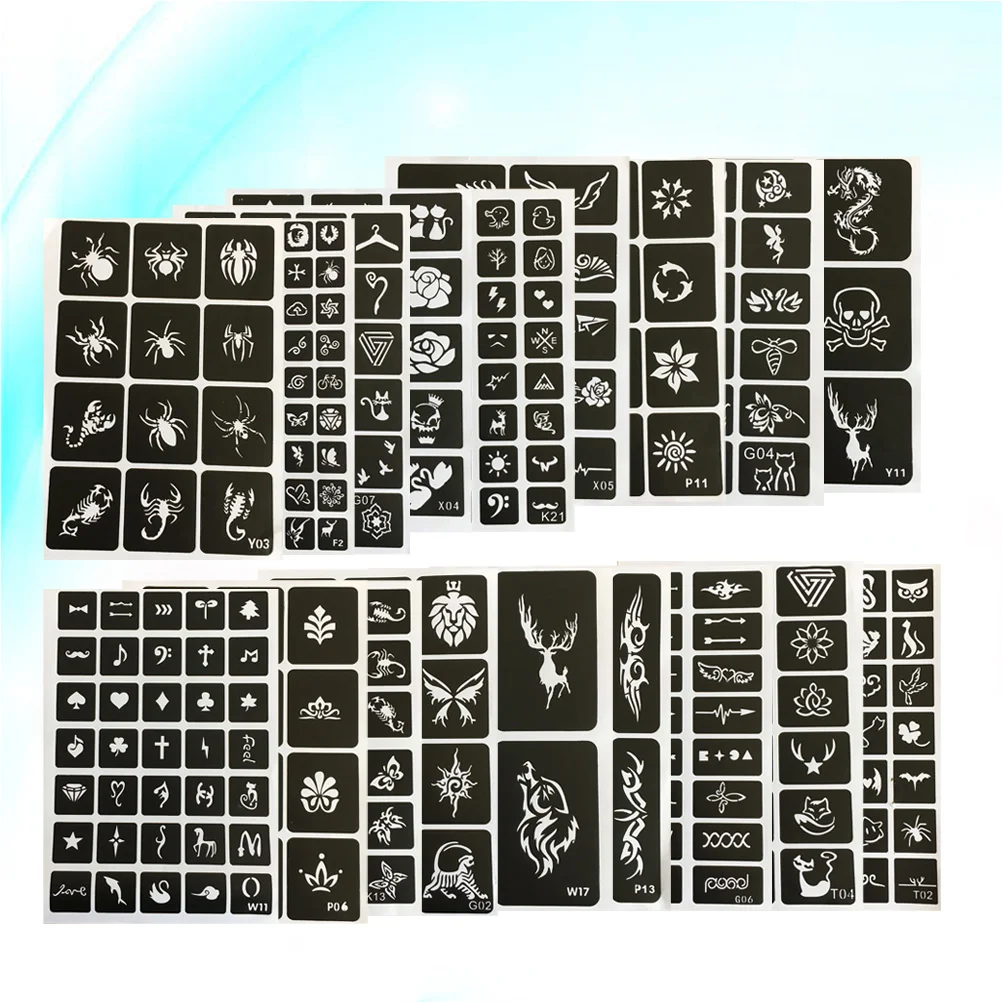 Stencils Body Sticker Stickers Stencilreal Henna Kit Template Set Halloween Decorative
Stencils Body Sticker Stickers Stencilreal Henna Kit Template Set Halloween Decorative