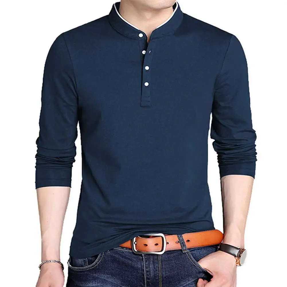 2022 New Spring Men Polo Shirt Business Solid Stand Collar Men Slim-Fit Breathable Autumn Top Polo Homme
2022 New Spring Men Polo Shirt Business Solid Stand Collar Men Slim-Fit Breathable Autumn Top Polo Homme