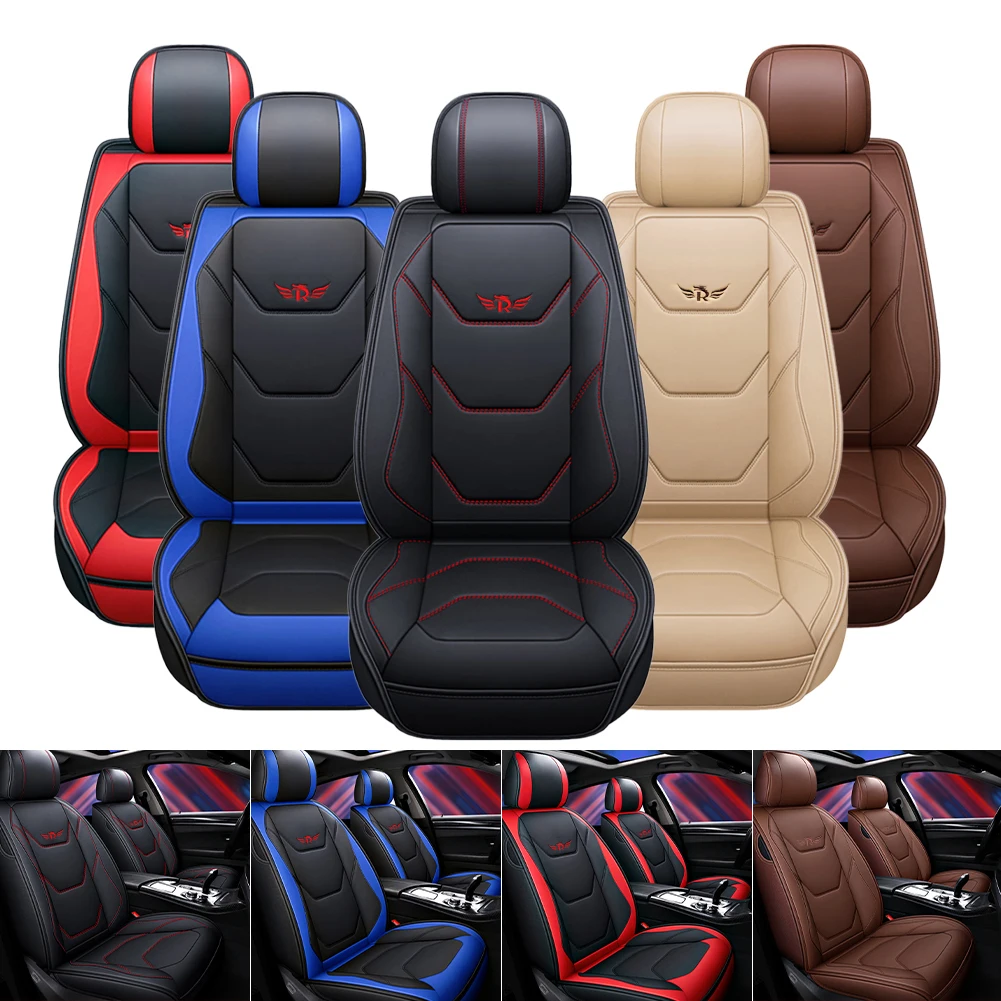 Universal Car Seat Cover PU Leather Car Front Seat Covers accessories Seat Back Cushion Leather Protetor Auto Interior parts
Universal Car Seat Cover PU Leather Car Front Seat Covers accessories Seat Back Cushion Leather Protetor Auto Interior parts