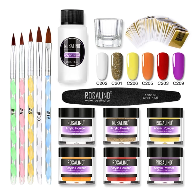 Q1QD 1 Set Professional Acrylic Powder Liquid Set 3 Colors Nails Art Kit Decoration for Nail Extension
Q1QD 1 Set Professional Acrylic Powder Liquid Set 3 Colors Nails Art Kit Decoration for Nail Extension